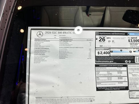 New 2026 Mercedes-Benz GLC 300 4MATIC image 17