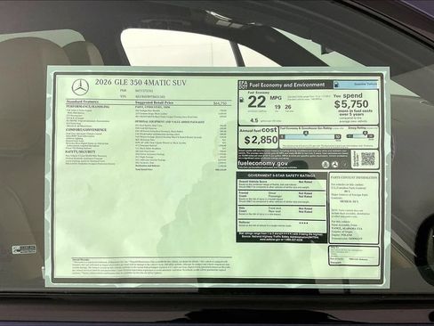 New 2026 Mercedes-Benz GLE 350 4MATIC image 13