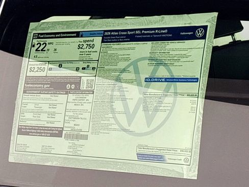 New 2026 Volkswagen Atlas Cross Sport SEL Premium R-Line image 25