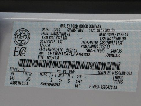 Used 2020 Ford F150 XLT w/ Trailer Tow Package image 49