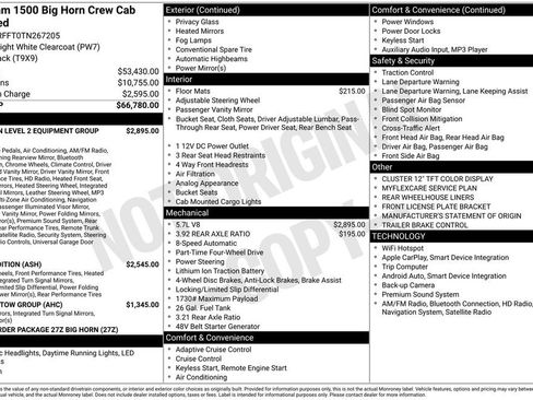 New 2026 RAM 1500 Big Horn AWD/4WD image 6