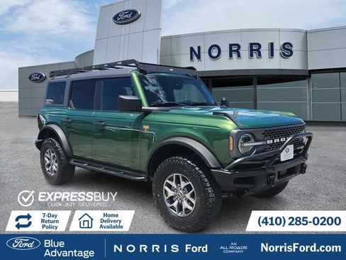 Certified 2022 Ford Bronco Badlands AWD/4WD image 1