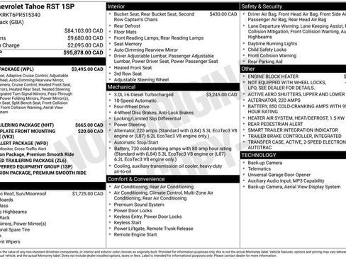 Used 2023 Chevrolet Tahoe RST w/ Luxury Package AWD/4WD image 5