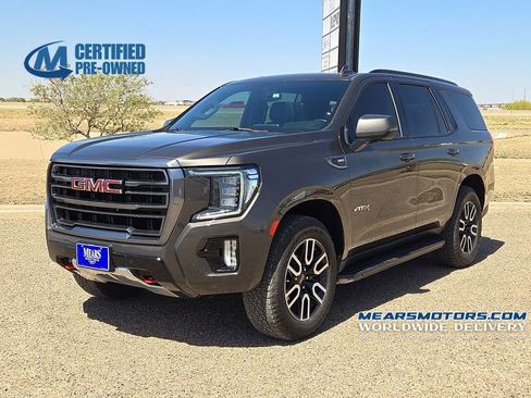 Used 2021 GMC Yukon AT4 w/ Rear Media and Nav Package image 1