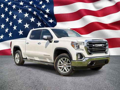 Used 2019 GMC Sierra 1500 SLT w/ SLT Premium Plus Package RWD image 3