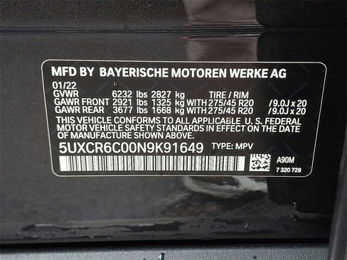 Used 2022 BMW X5 xDrive40i w/ Premium Package image 30