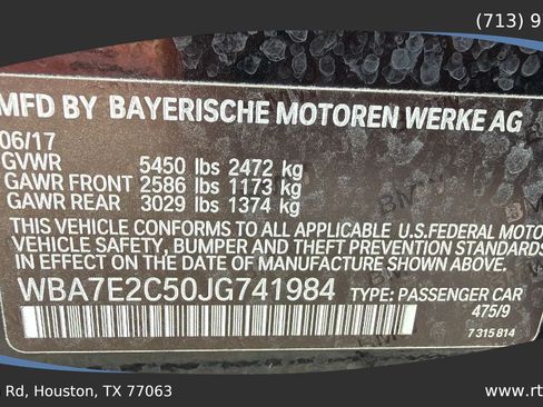Used 2018 BMW 740i RWD image 62