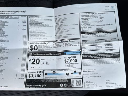 New 2026 BMW 760i xDrive image 35