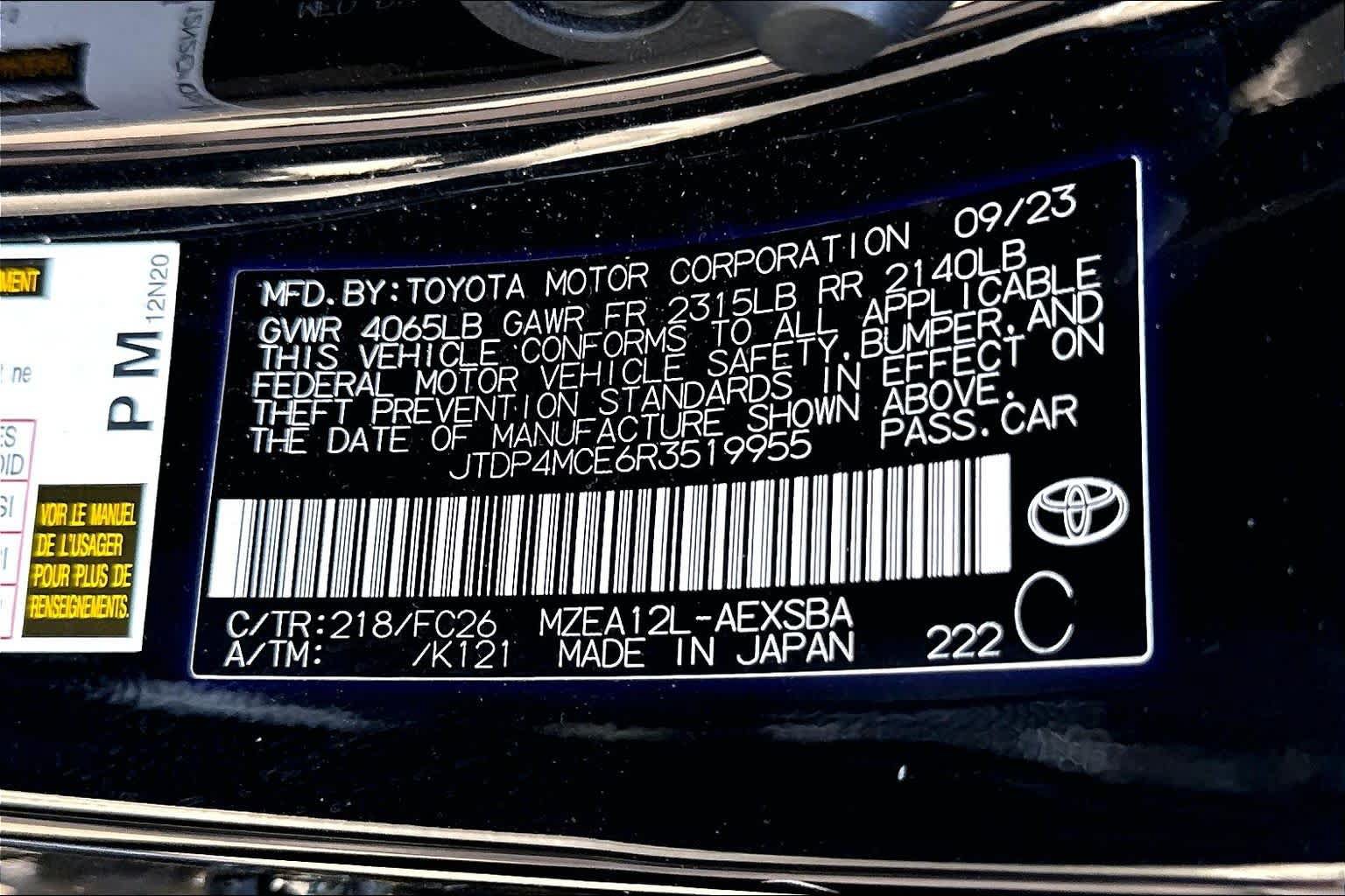 Certified 2024 Toyota Corolla SE w/ SE Premium Package FWD image 34
