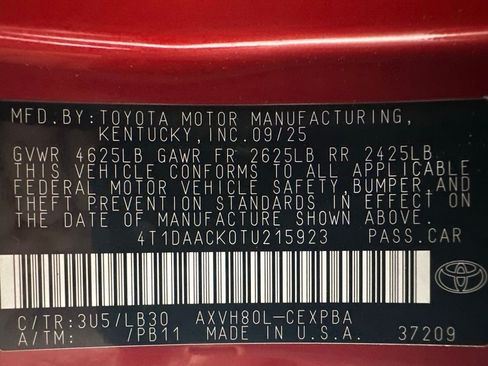 Used 2026 Toyota Camry XSE FWD image 10