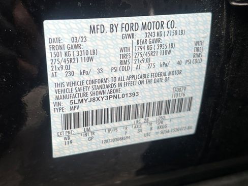 Certified 2023 Lincoln Aviator Grand Touring w/ Equipment Group 301A image 33