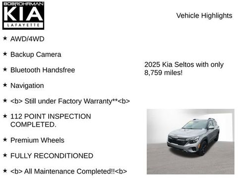 Used 2025 Kia Seltos X-Line AWD/4WD image 7