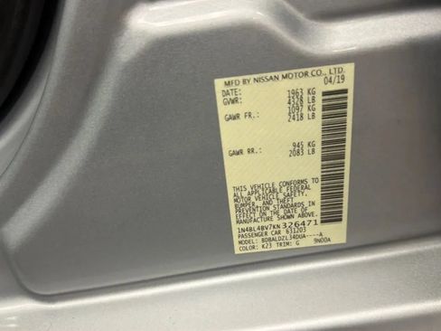 Used 2019 Nissan Altima 2.5 S FWD image 23