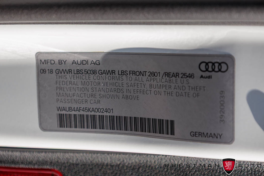 Used 2019 Audi S4 Premium Plus w/ Premium Plus Package AWD/4WD image 41