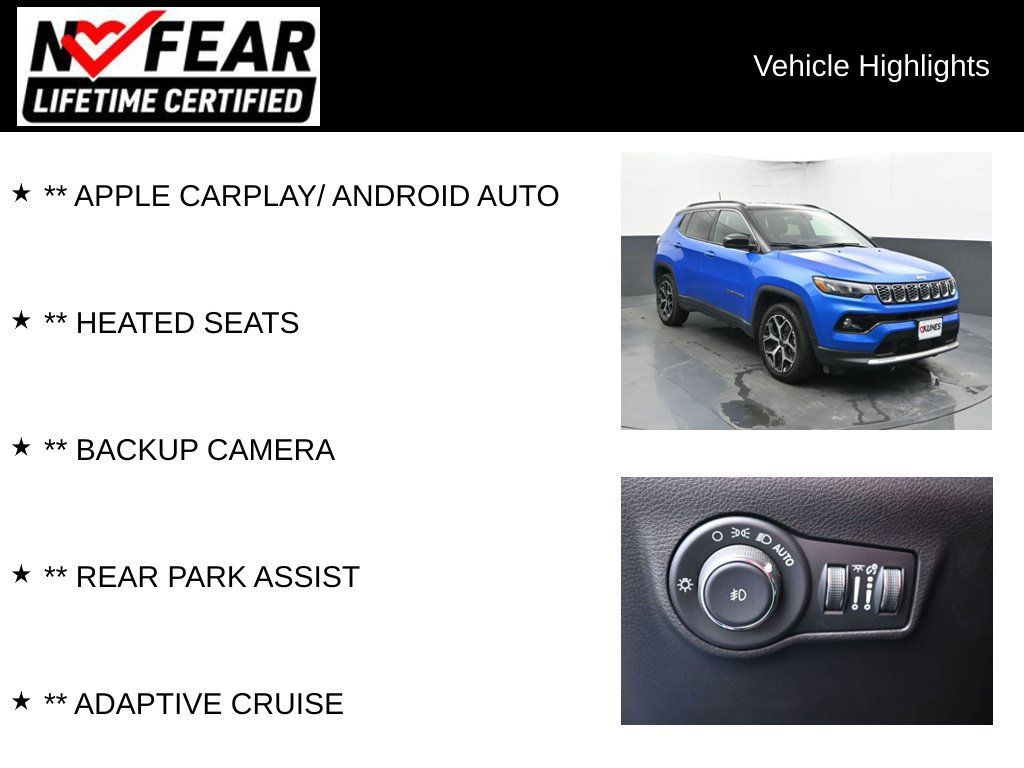Used 2025 Jeep Compass Limited AWD/4WD image 2