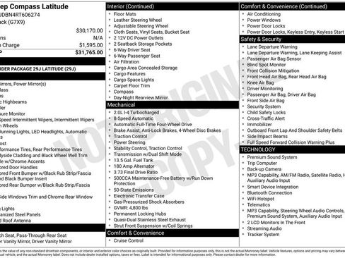 Certified 2024 Jeep Compass Latitude AWD/4WD image 38