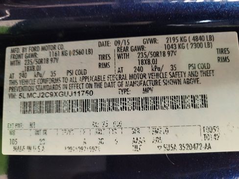 Used 2016 Lincoln MKC Select w/ Select Plus Package FWD image 33