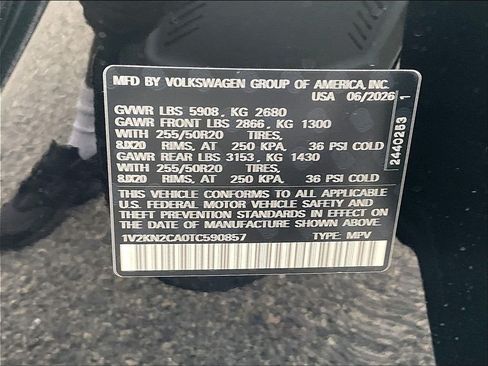 New 2026 Volkswagen Atlas SE AWD/4WD image 17