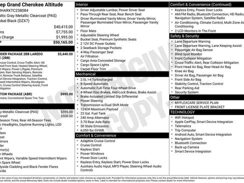 New 2026 Jeep Grand Cherokee Altitude AWD/4WD image 2