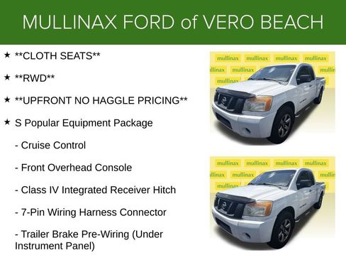 Used 2012 Nissan Titan S w/ S Popular Equipment Pkg RWD image 6