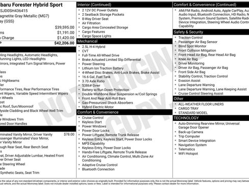 Used 2025 Subaru Forester Sport image 5