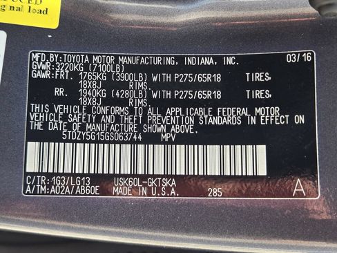 Used 2016 Toyota Sequoia SR5 w/ Premium Package RWD image 33