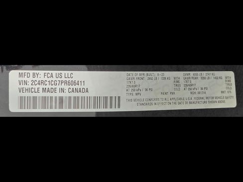 Used 2023 Chrysler Voyager LX FWD image 65