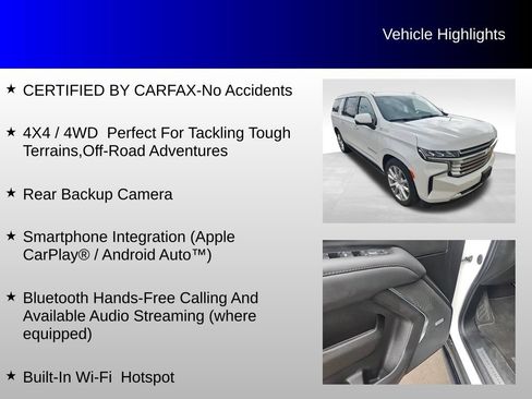 Used 2024 Chevrolet Suburban High Country AWD/4WD image 4