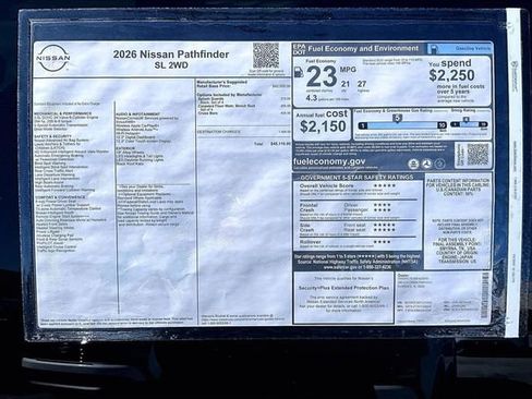 New 2026 Nissan Pathfinder SL image 19