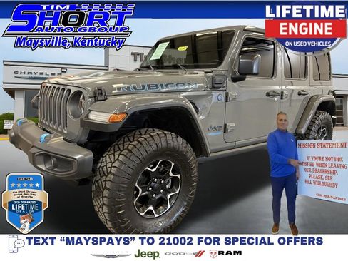 Used 2022 Jeep Wrangler Unlimited Rubicon 4xe w/ Dual Top Group image 1