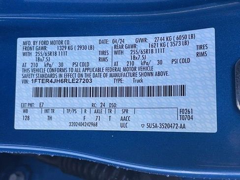 Used 2024 Ford Ranger Lariat image 33