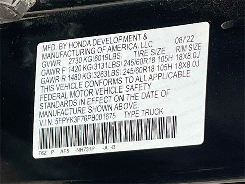 Used 2023 Honda Ridgeline RTL-E image 31