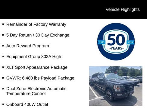Used 2023 Ford F150 XLT w/ Equipment Group 302A High AWD/4WD image 5