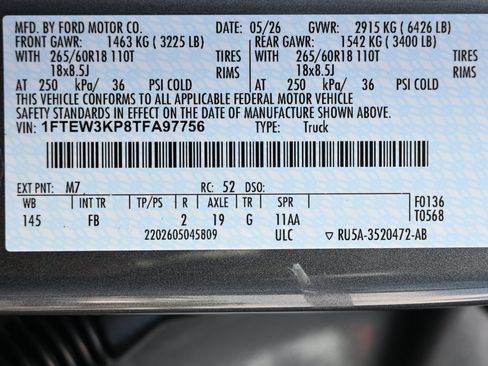 New 2026 Ford F150 XLT w/ Equipment Group 302A MID RWD image 47