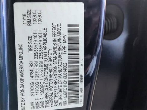 Certified 2019 Acura RDX FWD image 38