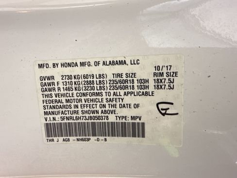 Used 2018 Honda Odyssey EX-L image 18