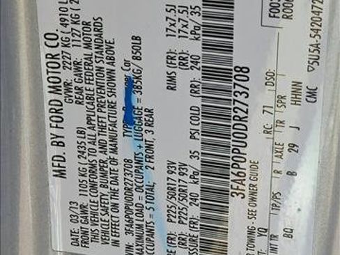 Used 2013 Ford Fusion Energi SE w/ Driver Assist Pkg image 22