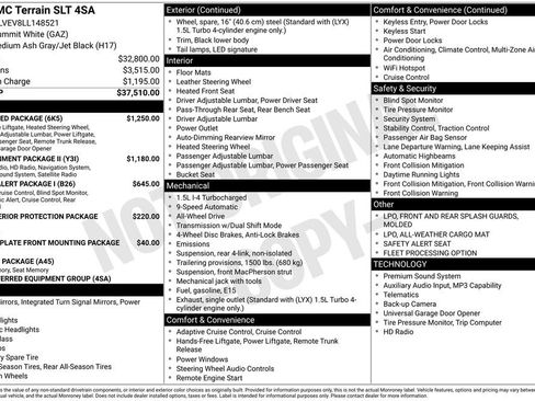 Used 2020 GMC Terrain SLT w/ Preferred Package image 32