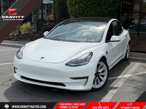Used 2022 Tesla Model 3 Long Range AWD/4WD image 1