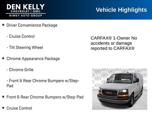 Used 2025 GMC Savana 2500 w/ Driver Convenience Package RWD image 6