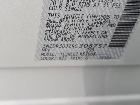 Used 2024 Nissan Pathfinder Platinum w/ Cargo Package image 54