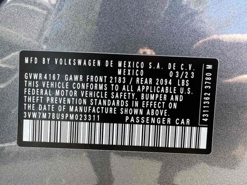 Used 2023 Volkswagen Jetta SE w/ Panoramic Sunroof Package FWD image 8