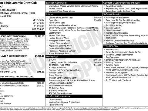 Used 2022 RAM 1500 Laramie w/ Laramie Southwest Edition AWD/4WD image 14
