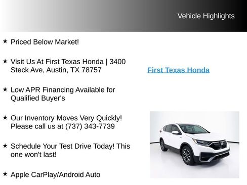 Used 2021 Honda CR-V EX-L image 9