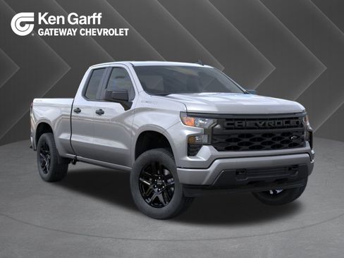 New 2026 Chevrolet Silverado 1500 Custom w/ LPO, Dark Essentials Package image 1