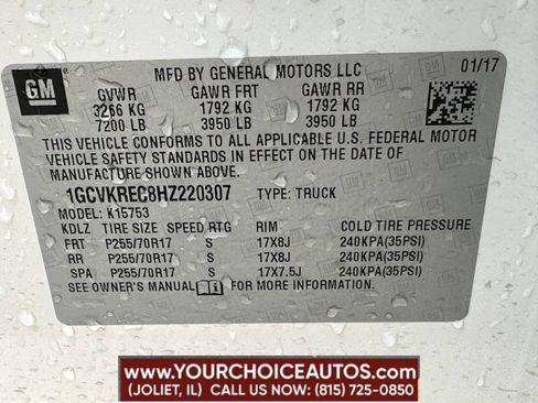Used 2017 Chevrolet Silverado 1500 LT w/ All Star Edition AWD/4WD image 14