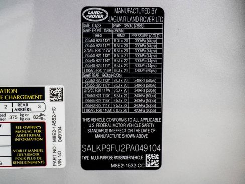 Used 2023 Land Rover Range Rover SE image 52