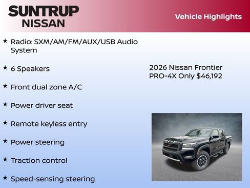 New 2026 Nissan Frontier PRO-4X w/ Pro Premium Package image 8