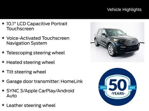 Certified 2020 Ford Explorer Platinum w/ Premium Technology Package AWD/4WD image 21