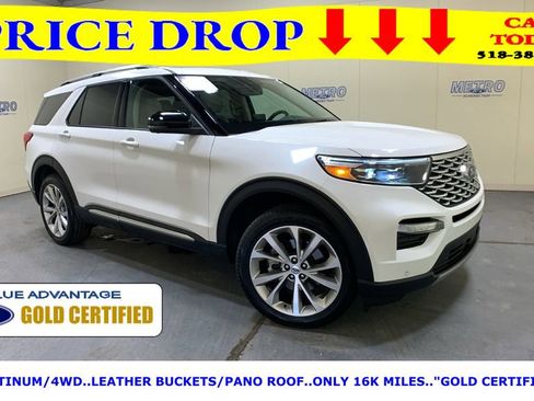 Certified 2023 Ford Explorer Platinum w/ Technology Package image 1